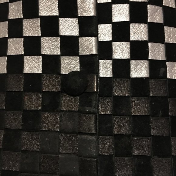 Holly Merritt Vintage Leather Woven Vest - Picture 5 of 6